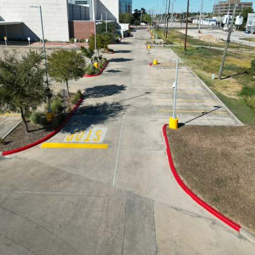 Fire Lane Striping In Houston