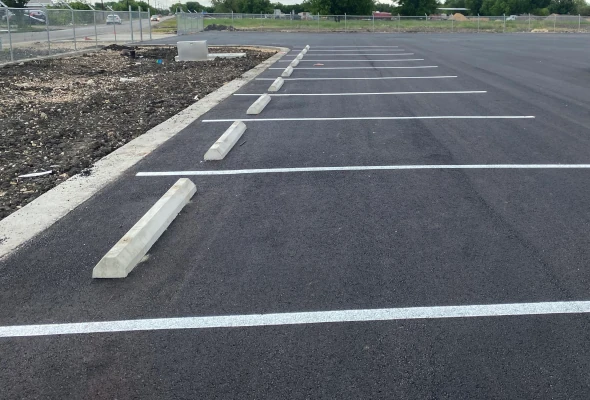 Wheel Stop Installation in Houston